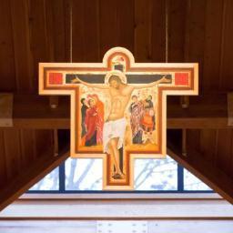 St. Lawrence Catholic Campus Center 
at the University of Kansas

Mass times: 
Sat. 5pm
Sun: 9pm, 11pm, 5pm, 9pm

Insta: @kucatholic & @GoodCoKU