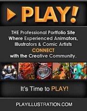 Play! Illustration is a member-based portfolio site showcasing professional artists who work specifically in the toy, interactive game & comic markets