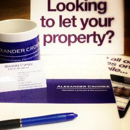 Scotland's fastest growing professional Property Lettings & Management company. Open 8am - 11pm 7day per week, 363 days per year !!