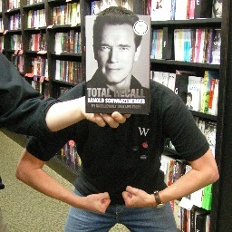 A book was put in front of a face @WaterstonesCC... a photo was taken... then @Schwarzenegger retweeted it... Cue chaos and the birth of the mighty #bookface!