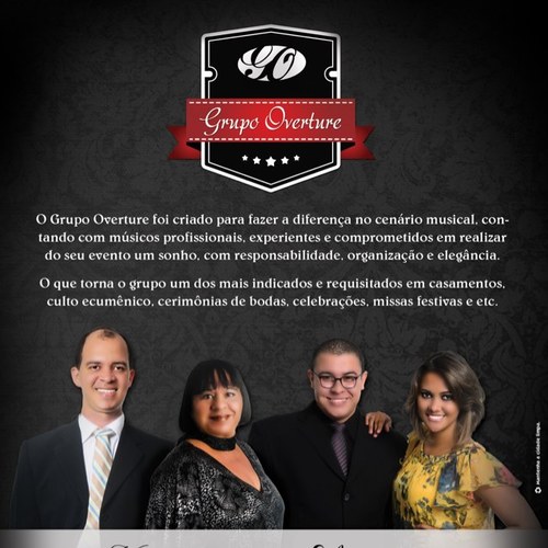 Um dos grupos mais indicados e requisitados em casamentos, culto ecumênico, cerimônias de bodas, celebrações, missas festivas e etc.