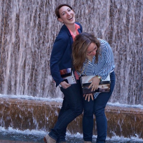 Noubarltd's profile picture. Specializing in beautiful, one-of-a-kind handbags made from repurposed billboard vinyl, refined with leather and gold, just like the two sister designers.