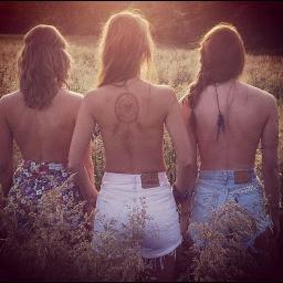 Three bitches. Three different styles. Three different signs #Leo #Scorpio #Aries.