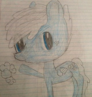 Uh, hi. Uh... I know you're prob'ly not here to see me... @mlp_chance's in the other room. Uh, Sis?