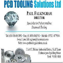 We at PCD Tooling offer a first class manufacturing and sharpening service for polycrystalline diamond machine tools.