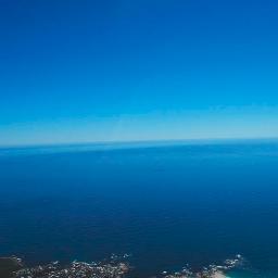 calm, blue and infinite