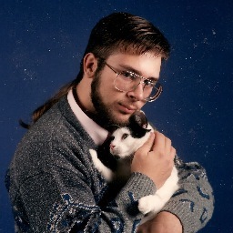 The guy from that cat picture on the internet.