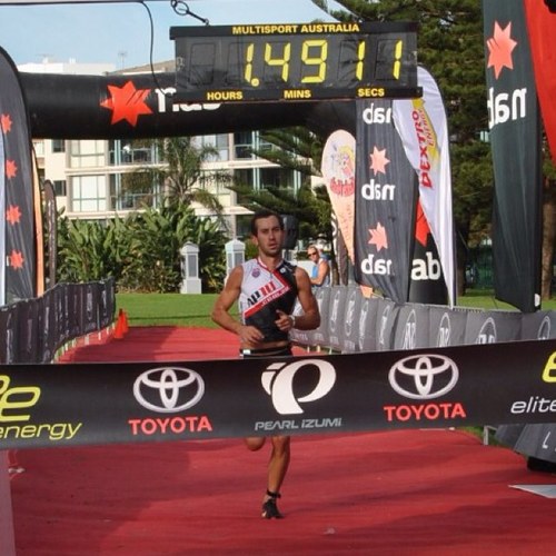 Professional long course triathlete, living and training in Gold Coast