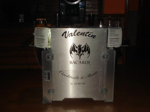 BARMAN ACROBATICO MAS DE 10 AÑOS DE EXPERIENCIA,,DISCOS ,PUB ,BODAS,EVENTOS,,ALGO NUEVO Y EXPECTACULAR..INCLUIMOS BARRA PORTATIL,CONTRATACION Y INFO 617429873