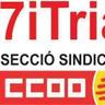 ccoo7itria's profile picture. Secció Sindical CCOO 7 i Tria: 
activa, responsable, compromesa, lluitadora, treballadora, reivindicativa.

        Segueix-nos!! #VaAmbTu