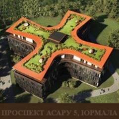 Проект многоквартирного дома в Юрмале. 
300 метров от берега моря. 
Новаторская уникальная архитектура. 
Дизайн гармонирует с комфортом.