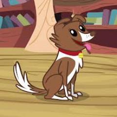 Arf! /Im Winona ,AppleJack's Pet!I Help Around the farm,And Heard those Wild farm Animals!/