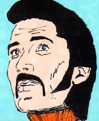 is from 1973. Has a Telex machine. Loves his Jensen FF. He's a '70s comic book superhero. Soon to be a major motion picture. Comicarpocalypse Book out now.