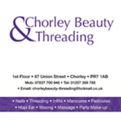 We offer a full range of Beauty Treatments from our Chorley Beauty Centre. Call 01257 369785 or E-mail for Bookings/Info