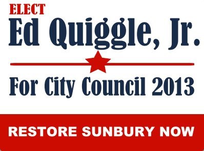 Sunbury Liberty Candidate for City Council in 2013! Restore Sunbury Now