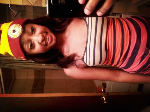 Well i'm goofy , sweet , beautiful , & thick . #track × basketball × Volleyball is my life(: But Aye make that white button blue.(; I follow back