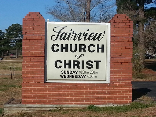 We are Fairview Church of Christ and we are located at 2780 Highway 78 W, Oxford, AL 36203. Join us at 10:30 am and 5 pm on Sundays and 6 pm on Wednesdays.