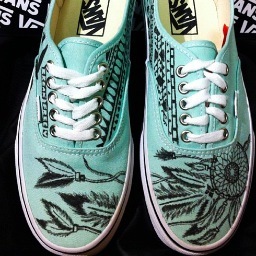 dreamcatchers, VANS, doodles, Art, TOMS, shoes shoes shoes