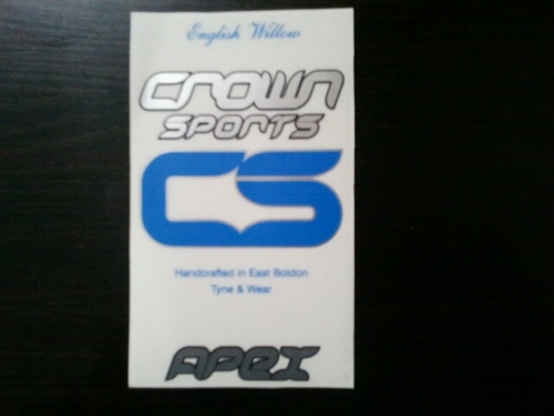 CRICKET EQUIPMENT EST 1974. TOP CLASS EQUIPMENT SUPPLIED TO TOP PLAYERS ACROSS THE U.K. DM FOR ENQUIRIES
Email... crownsports1974@hotmail.co.