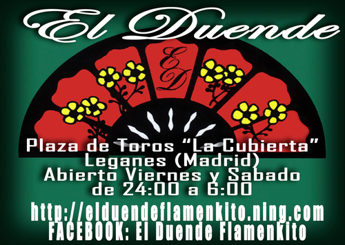 Disco-flamenca, y sala de actuaciones en directo. Desde 1988, en leganes (madrid) plaza de toros la cubierta leganes.
