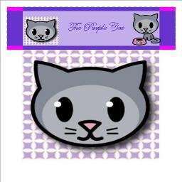 The Purple Cat is the place to get all my creations. I create jewelry using polymer clay and silver charms. I also paint on canevas and wooden boxes.
