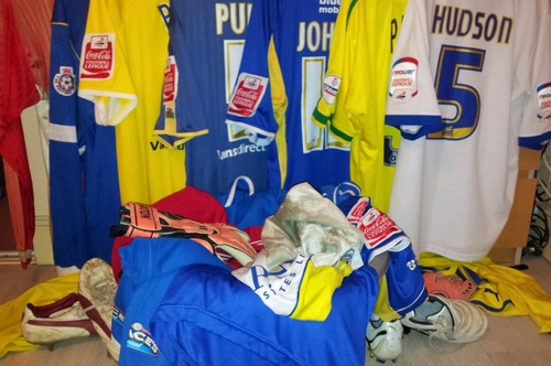 Cardiff City Match Worn Shirts