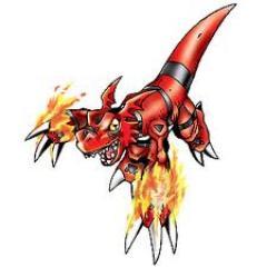 Hi there! I'm the red dragon digimon who loves bread! //Limited memory of his times in the real world// #DigimonRP