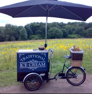 Traditional Ice Cream bike serving beautiful real Dairy Ice Cream to the good folks of Weymouth. Also available for weddings, parties, festivals and more!