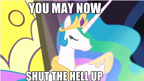 A random person who posts MLP Memes, I have nothing to do with My Little Pony Friendship is magic. And. I'm a Pegasister.