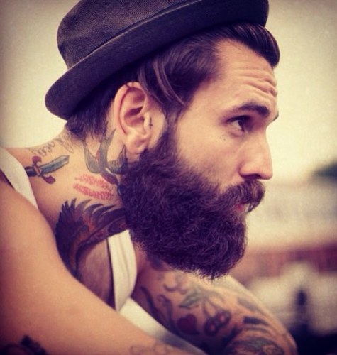 Sharing pics of the bearded, tattooed gentleman for your pleasure. Product Promotion: BeardsAndTats@gmail.com