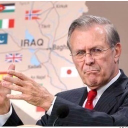 Rumsfeld's Rules twitter account is a critique of Donald Rumsfeld while he was Secretary of Defense from January 20, 2001 – December 18, 2006.