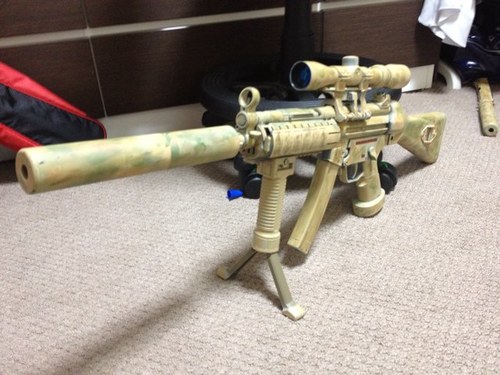 MC装備です メインは自家塗装MP5、サブは自家塗装SOCOMMK23です。宜しくお願いします！気のあうかたお話ししよーね、CIMAXに時々いるよ。 千葉のフィールドに月2位で出現するよ～ 好きなことはパズドラとかBO2とかモンハンとか。