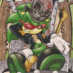 Me? *smirks* 'Name's Scourge the Hedgehog. I'm just the better looking and more powerful version of all  #dating @alexisthecutie8 she is all mine so back off ok