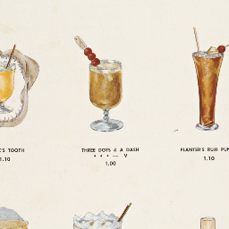 vintagemenus's profile picture. VintageMenus is an iOS application to view the amazing collection of menus from the New York Public Library.