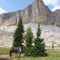 Offering horseback vacations of a lifetime in the Bob Marshall Wilderness Complex. Chinese Wall, Scapegoat Mountain, Flathead River.