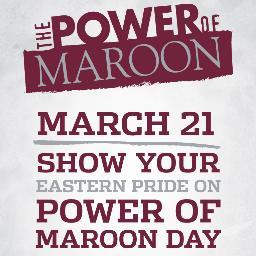 Power of Maroon Day is a campus & community event to support EKU, make connections, show pride and have fun. March 21st #POMDay