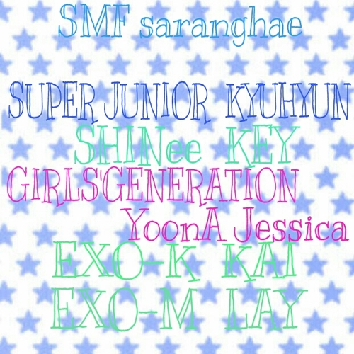 SUPER JUNIOR♥98(97)lineのギュよりallペン♡규현 사랑해♡SHINee-KEY♡SMF사랑해♡E.L.F-Japan