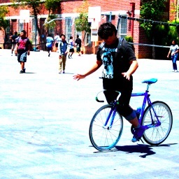 Ride my bike all the time, except for when im working on my bike.