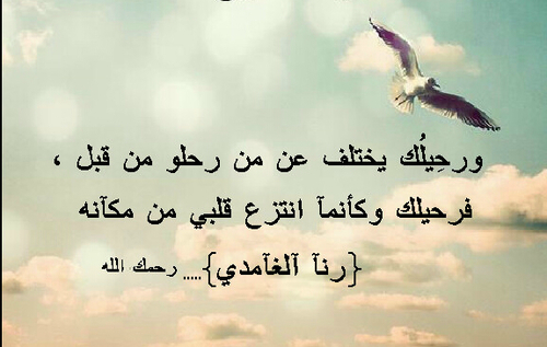 إلى جنةة الخلد ي صديقتي ..!