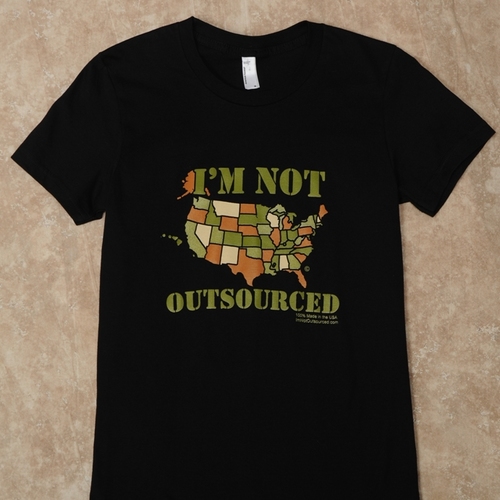 I'm Not Outsourced proudly produces Action Wear 100% made & printed in the USA, sweatshop free. Founded by a National Safety & Health Expert. Join the Movement