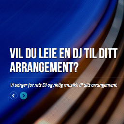 Vi leverer profesjonelle DJ´s til Utested, Bryllup, Firmafest, Russ, Julebord, Bursdag og Årsfest.