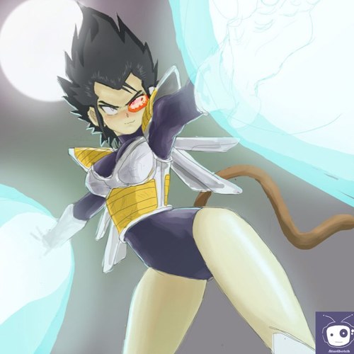 I am Vegithia Princess of all Saiyans .  Do not mess with me or you shall face consequences. Kakarot will succumb to my power. {Single}