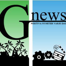 Tack för att ni följer oss, ta del utav positiva nyheter världen över! Follow us for the latest good news around the world! Gnews.se - positive news every day.