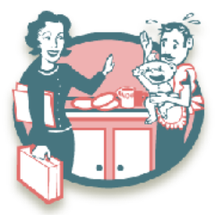 Entrepreneurial moms meet and network with each other.
