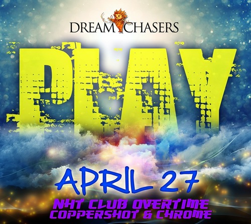 PLAY --- April 27 at Club Overtime (NHT Car Park) --- Music by ZJ Chrome & Coppershot. Tickets only $800 presold $1,000 at the gate!