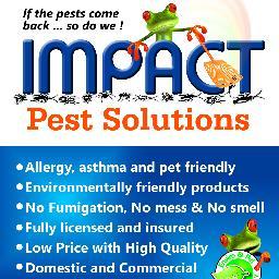 Got pests? Need a Termite Inspection? Call Impact Pest Solutions. We’ll get your pest problem under control. (07) 5448 9455 Sunshine Coast and Brisbane