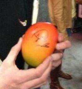 A narcissistic mango whose body was signed by Taylor Swift. Yes I'm above you all peasants mangoes.
