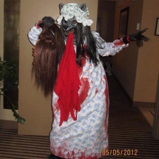 The Biggest Baddest Wolf of them all ;) Watch out for me at your next horror convention