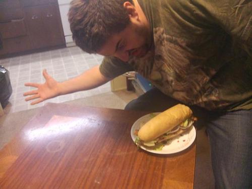 The submarine sandwich got its name because it resembles a submarine.