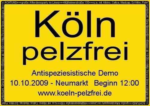 Koeln_Pelzfrei's profile picture. antispe, vegan